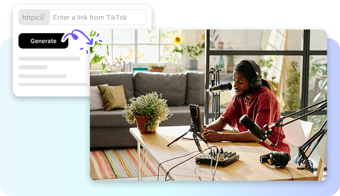 Hozzon létre virális TikTok videókat AI videókészítővel.